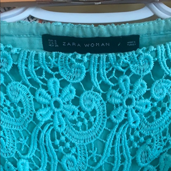 Blue Crochet Zara Skirt - Size small - Picture 3 of 4